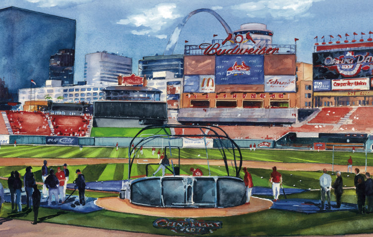 St. Louis Cardinals: Batting Practice – Waitkus Studios