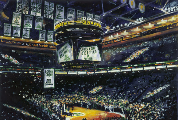 Boston Celtics: Raising Banner 17
